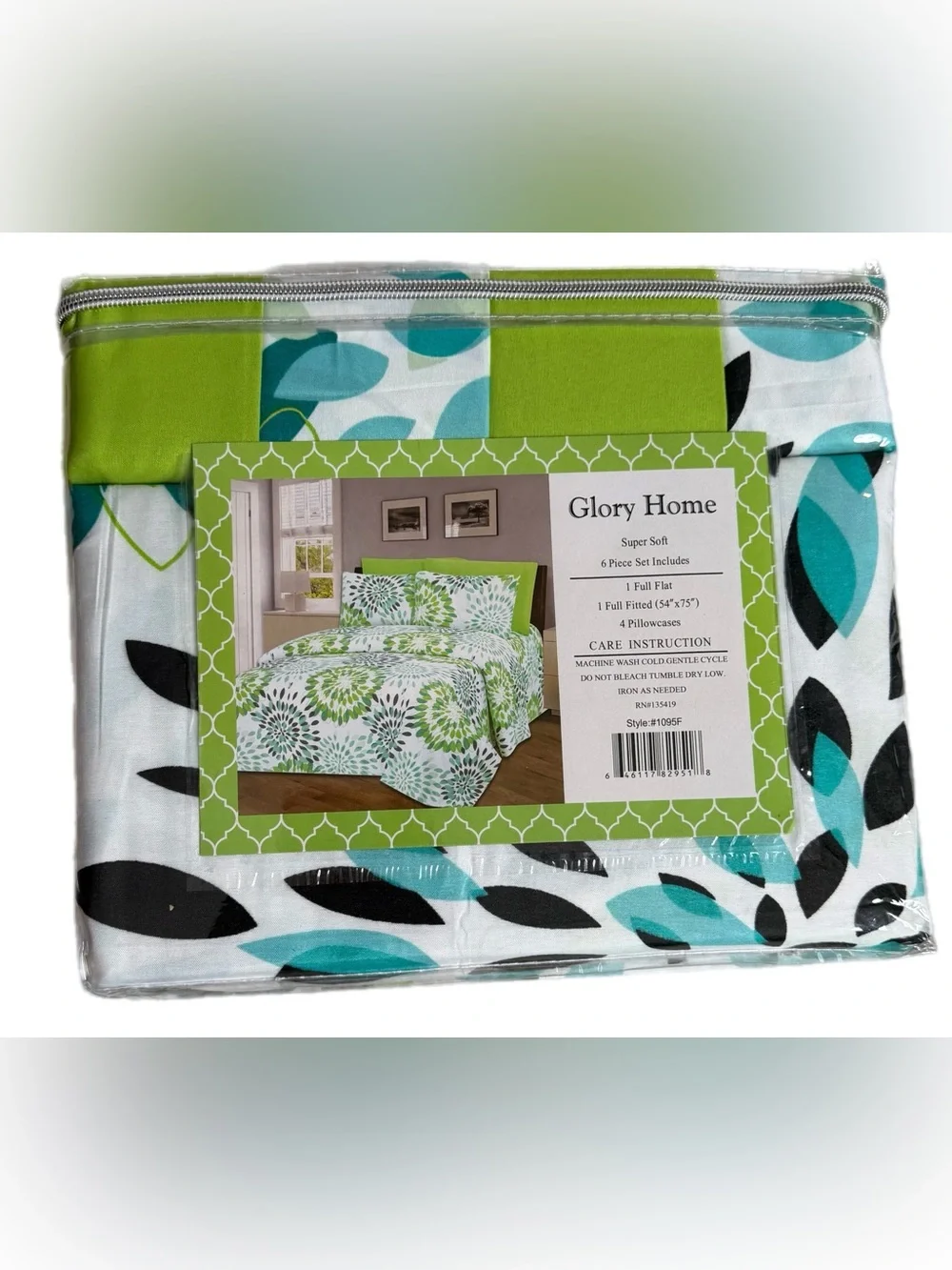 Glory Home 6 piece Full sheet set NWT style 1095